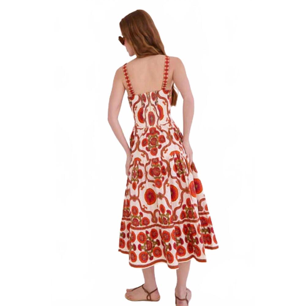NEW CARA CARA margarita dress in mod floral ivory - Picture 3 of 5